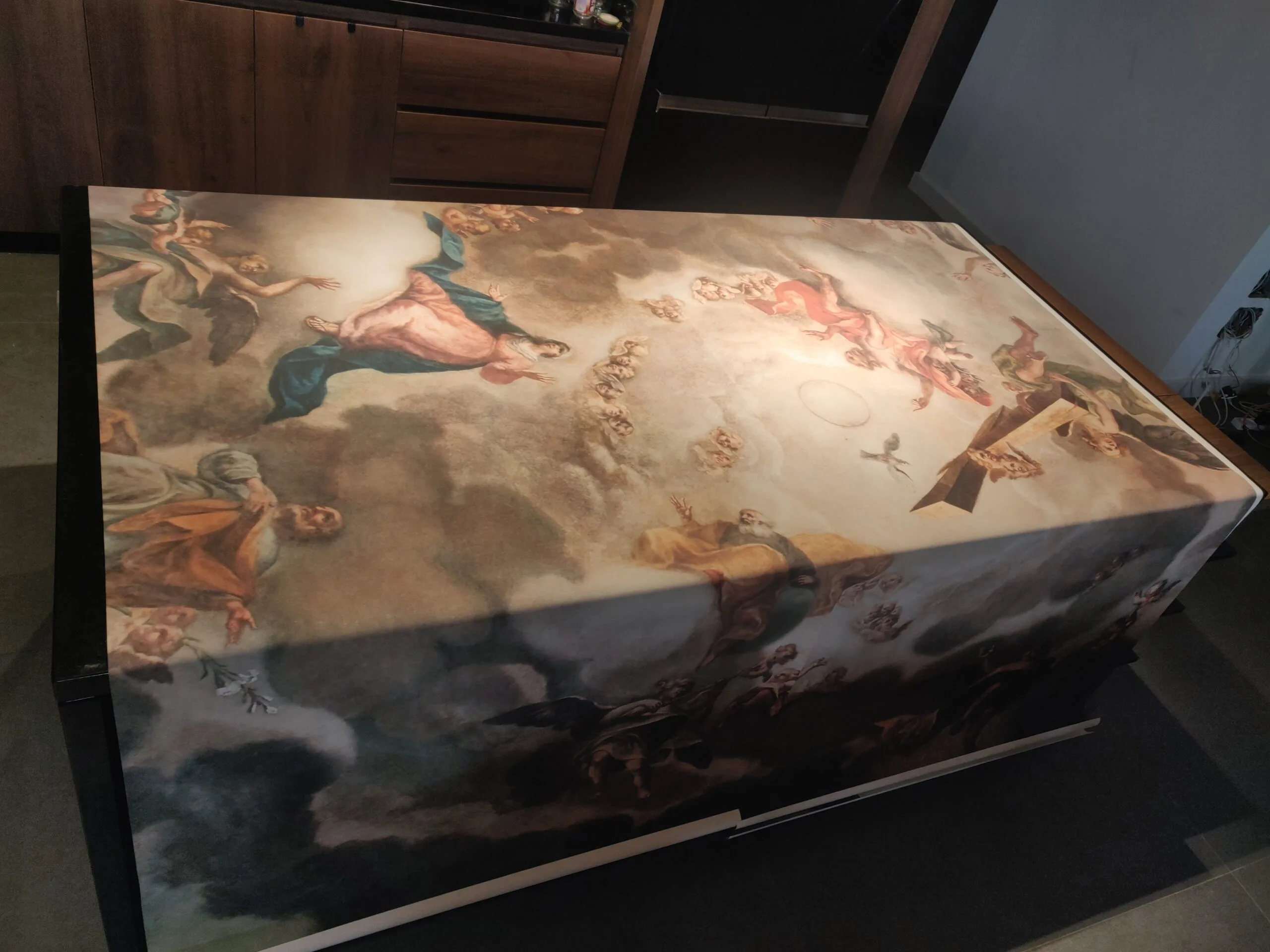 Image illustrating key points about the introduction of the blog on Wall Mural Fresco Printed by Wallpaper Twins in Minnesota For a project in Eden Prairie.