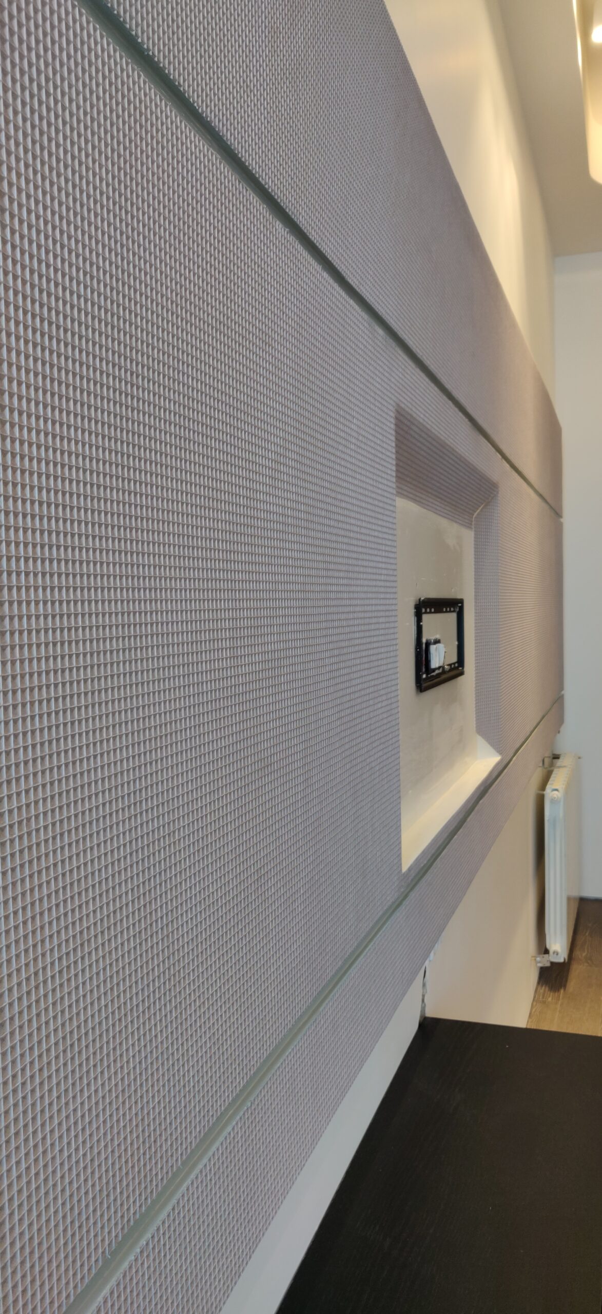 Edina Acoustical Wallpaper - Side View