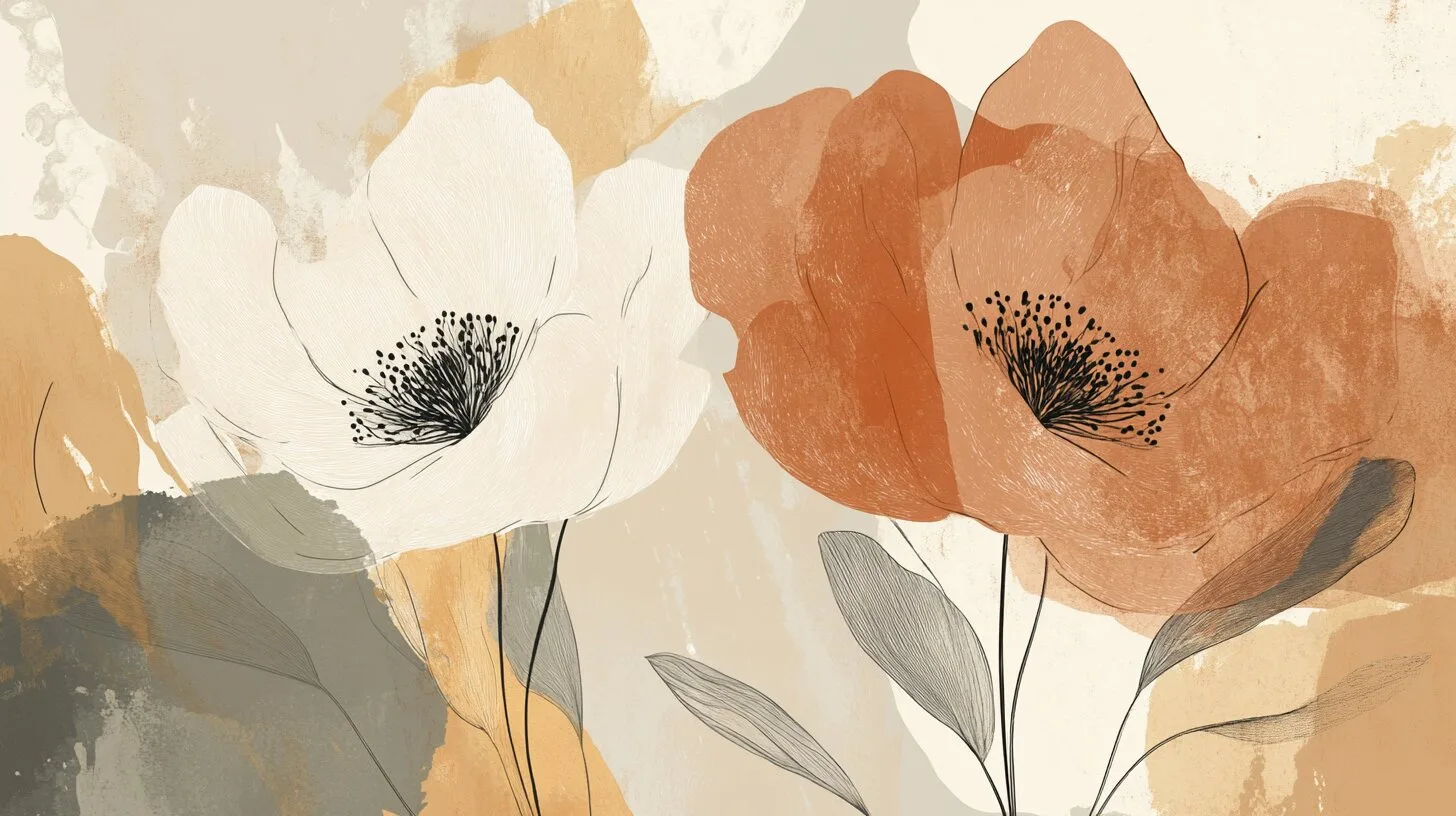 Main product image for Ethereal Bloom Serenity Wall Mural