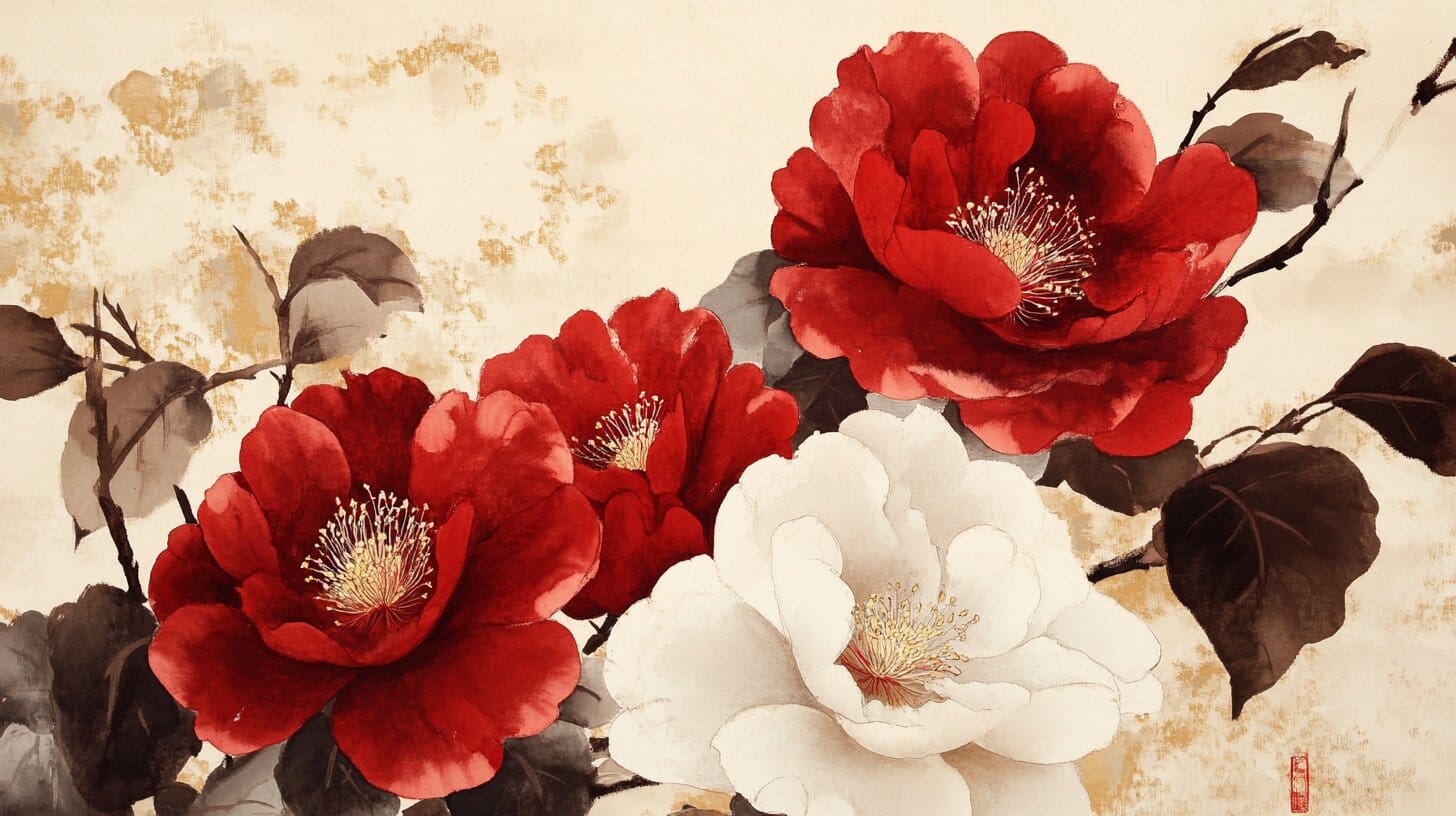 Main product image for Ethereal Blossom Harmony Wall Mural