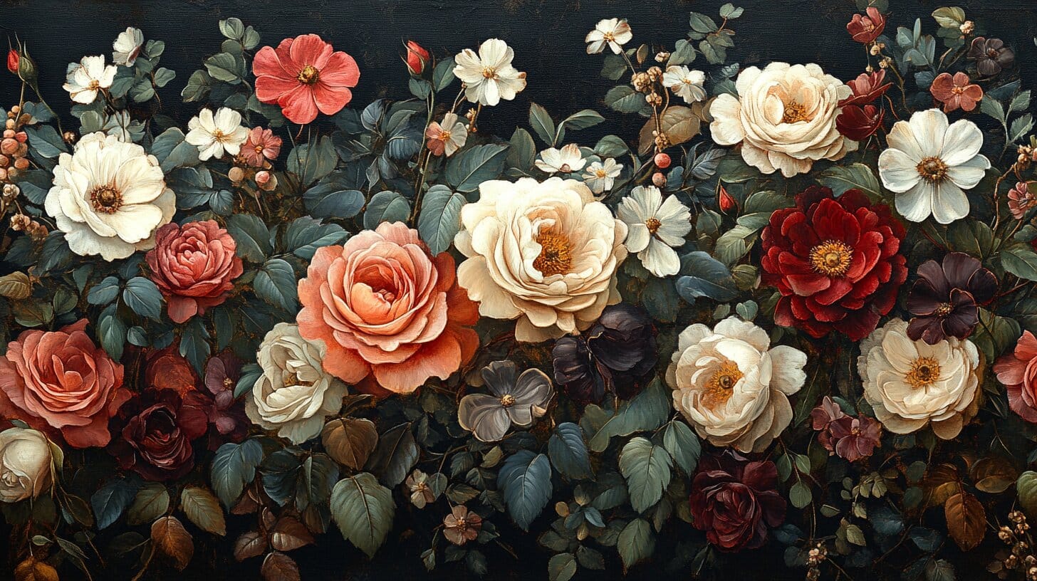 Main product image for Ethereal Blossom Symphony Wall Mural