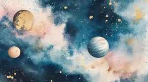 Alternative view of Galactic Serenity Wall Mural