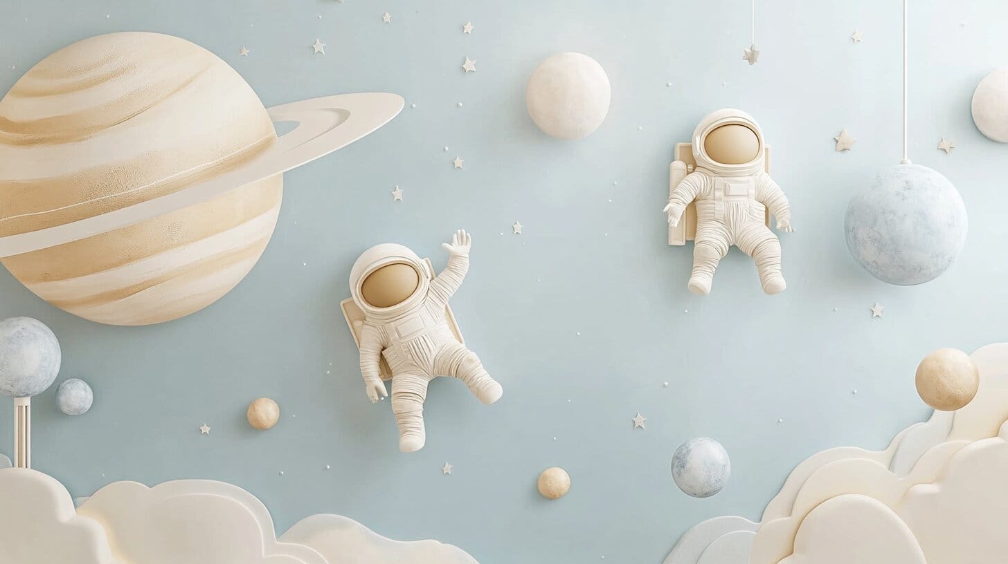Main product image for Galactic Whimsy Adventures Wall Mural