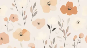 Alternative view of Serene Blossom Tapestry Wall Mural