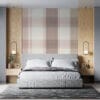 Elegant plaid textile pattern in soft beige