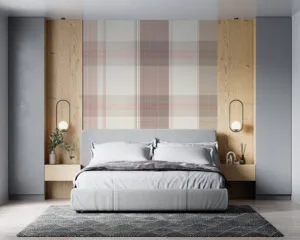 Elegant plaid textile pattern in soft beige