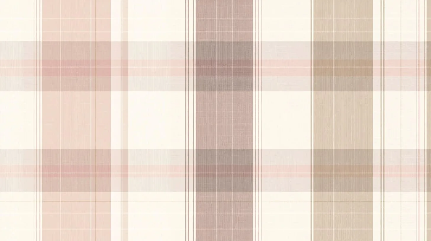 Main product image for Serene Plaid Harmony Wall Mural