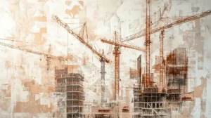 Alternative view of Urban Evolution in Motion Wall Mural