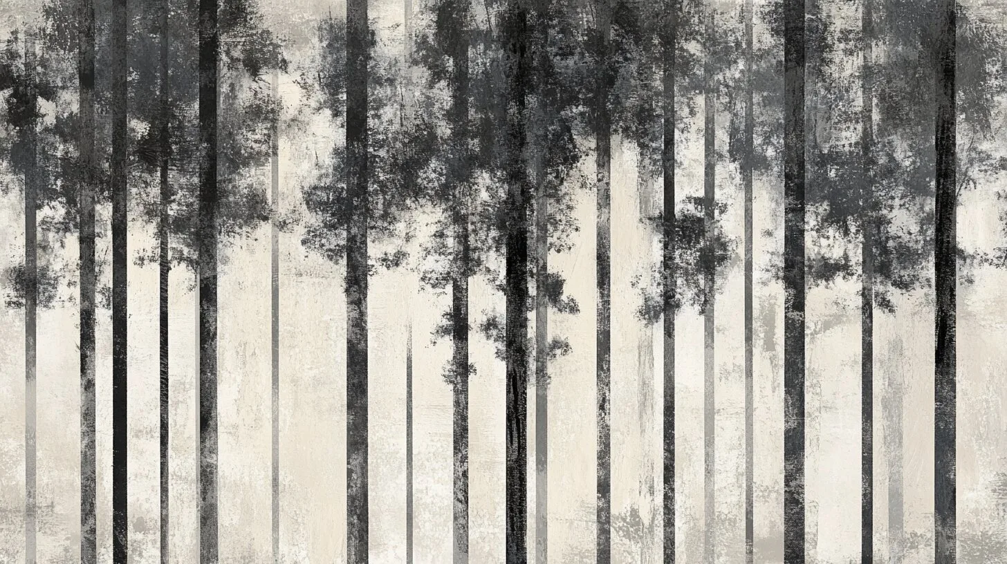 Main product image for Veil of Tranquil Shadows Wall Mural
