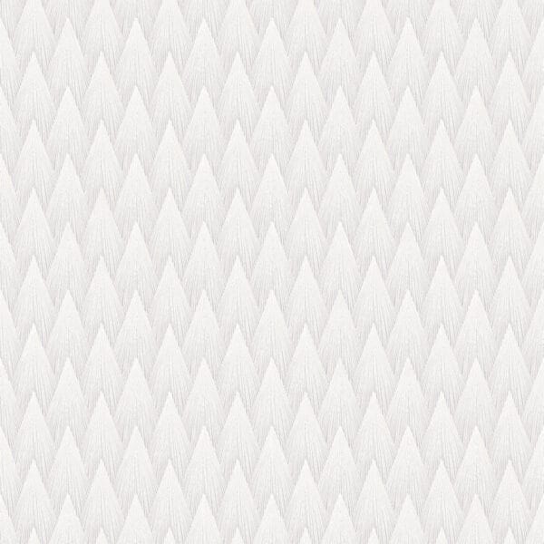 Waveline white wallpaper pattern for walls