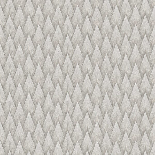 Waveline silver wallpaper pattern for walls