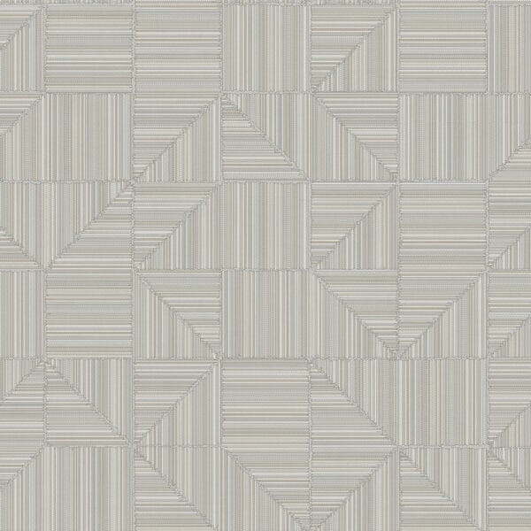 Lineplay wallpaper in Smoke Grey - Minneapolis wallpaper design