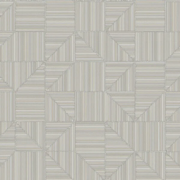 Lineplay wallpaper in Smoke Grey - Minneapolis wallpaper design