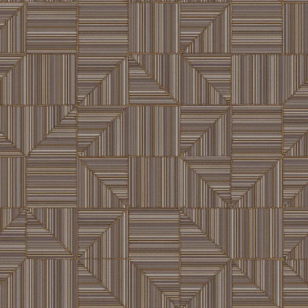 Lineplay wallpaper in Espresso Brown - Minneapolis modern pattern