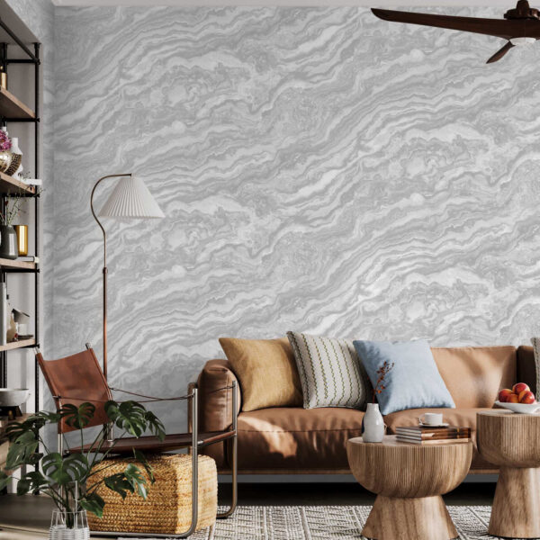 Marbled Elegance Wallpaper - Image 4
