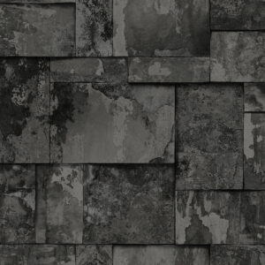 Weathered dark grey stone wall texture