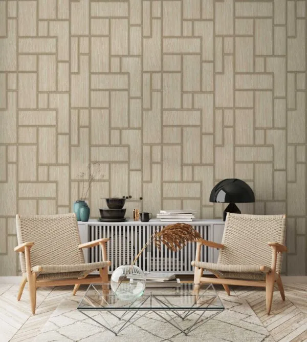 Rectilinear Elegance Wallpaper - Image 8