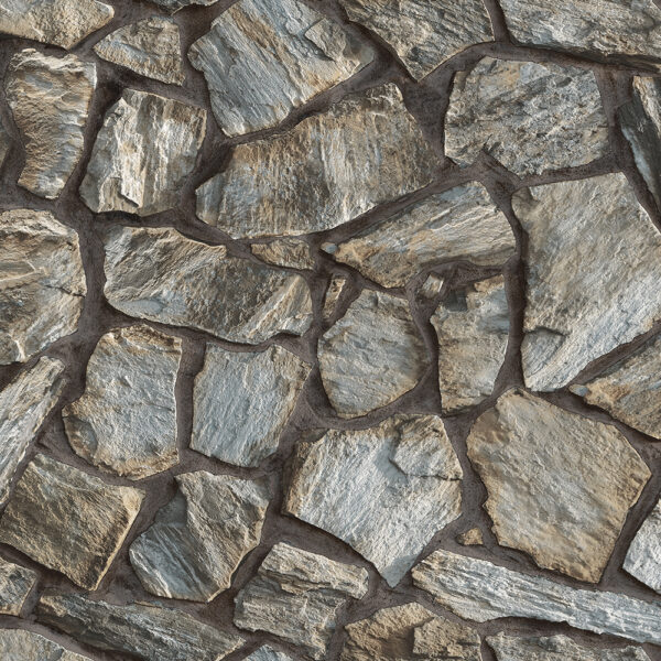 Stone wall pattern with irregular