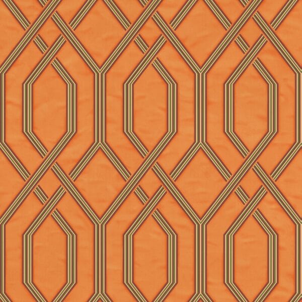 orange geometric wallpaper bold pattern