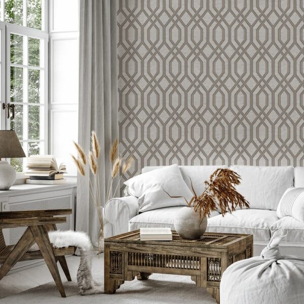 Geometric Loop Wallpaper - Image 17