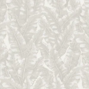ivory banana leaf wallpaper tropical calm