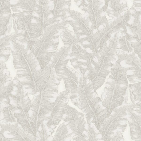 ivory banana leaf wallpaper tropical calm