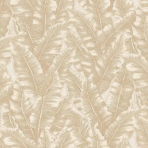 beige tropical wallpaper banana leaf
