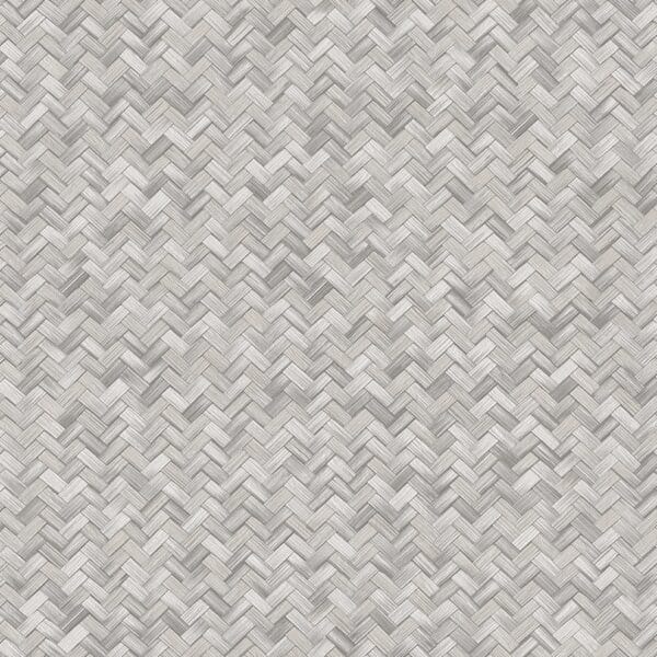 gray crosshatch woven texture wallpaper