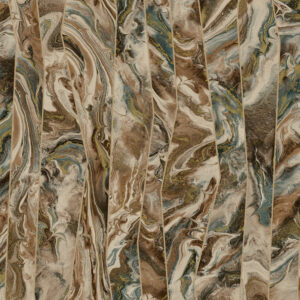Octagon Flow Earth Tone Marble Wallpaper