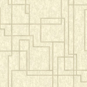 Mid Grey Octagon Lines Geometric Wallpaper