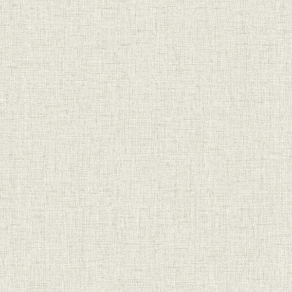 Off White Linen Wallpaper
