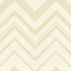 Ivory Zigzag Textured Wallpaper