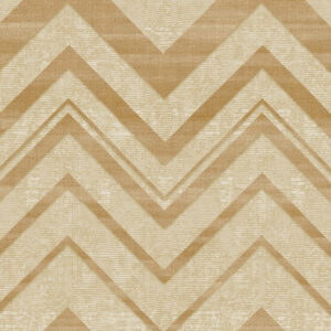 Beige Zigzag Patterned Wallpaper