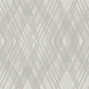 Grey Diamond Overlap Line Wallpaper