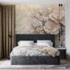 Beautifully crafted floral design featuring roses and smaller blossoms in soft colors.
