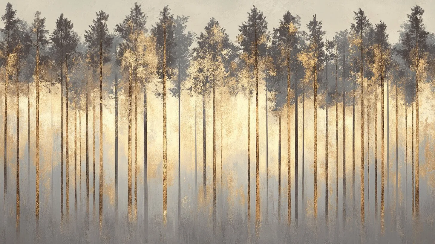 Main product image for Whispers of Tranquility in the Forest Wall Mural