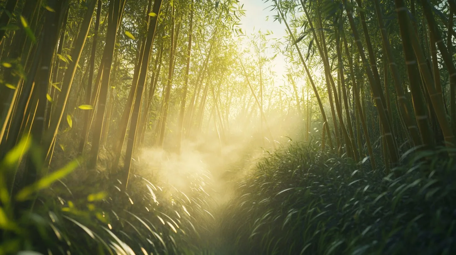 Main product image for Whispers of the Bamboo Grove Wall Mural