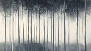 Alternative view of Whispers of the Graywood Wall Mural