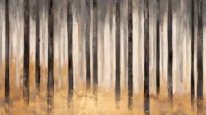 Alternative view of Abstract Forest Serenity Wall Mural