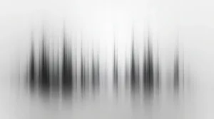Alternative view of Abstract Monochrome Composition Wall Mural