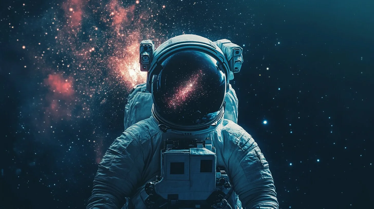 Main product image for Astronaut in Space Wall Mural