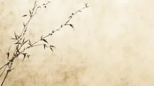 Alternative view of Bamboo Elegance Wall Mural