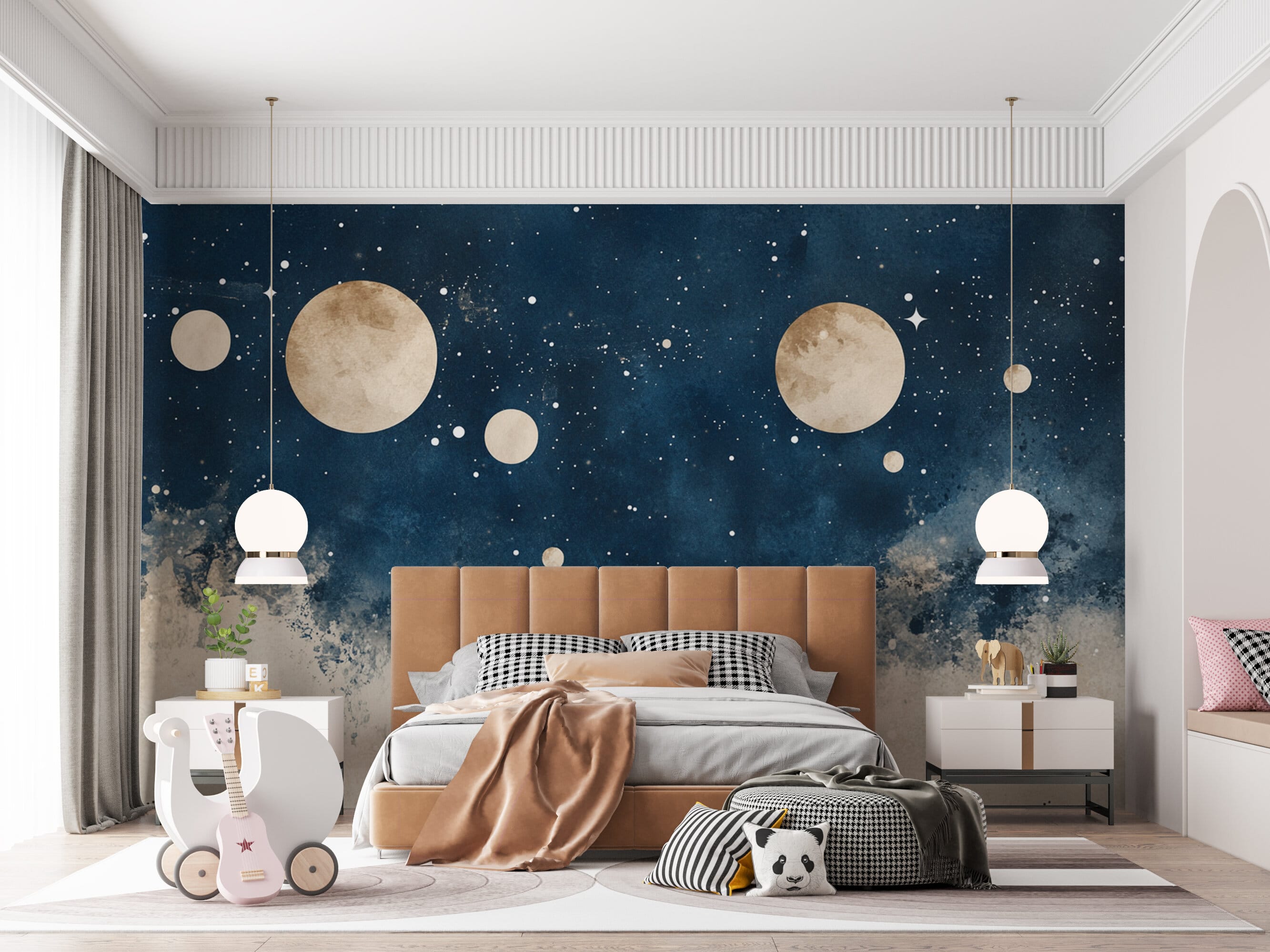 Rendered wallpaper image for Celestial Dreams Wall Mural