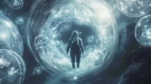 Alternative view of Cosmic Exploration Wall Mural