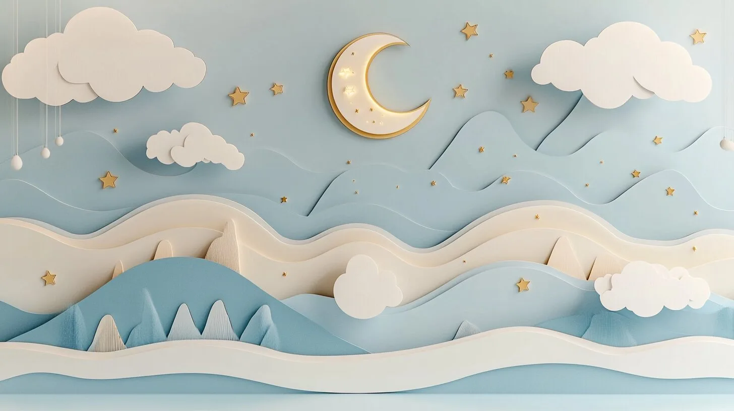 Main product image for Dreamy Nightscape Wall Mural