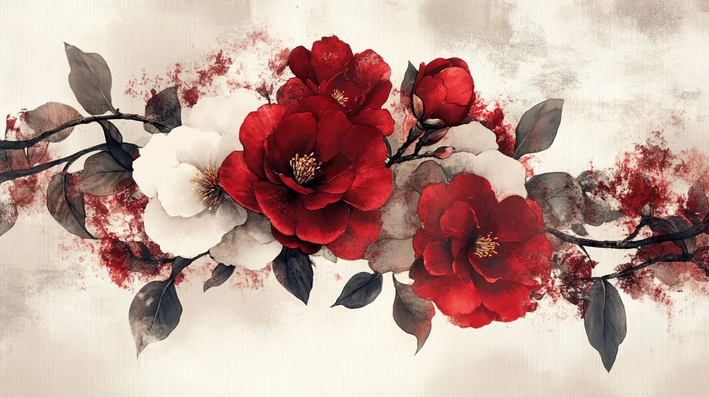 Main product image for Tranquil Blossom Symphony Wall Mural