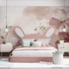 Elegant floral watercolor design with soft colors and gold accents.||