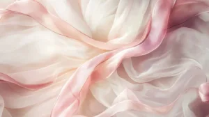 Alternative view of Ethereal Flow of Fabrics Wall Mural