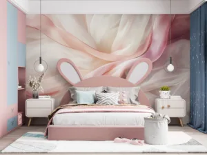 Soft translucent fabrics in pastel colors creating an abstract composition.||