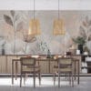 Artistic floral design in soft colors.